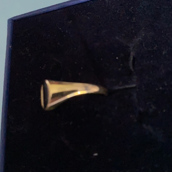 EF COLLECTION 14K Rose Gold Enamel Stripe Ring - - Picture 5 of 9